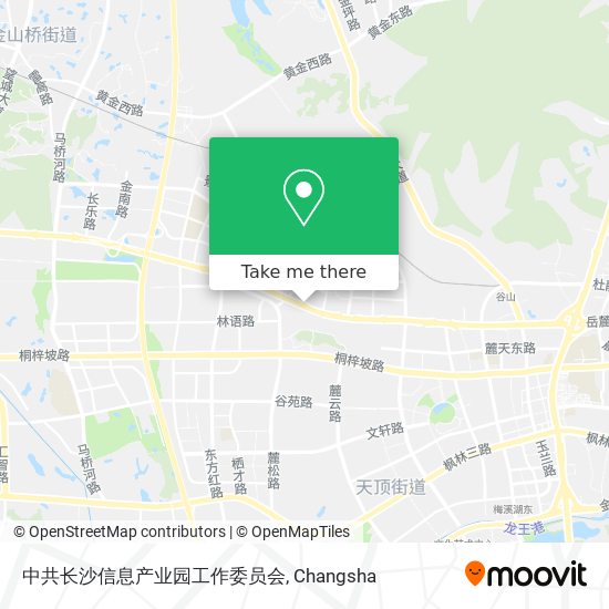 中共长沙信息产业园工作委员会 map