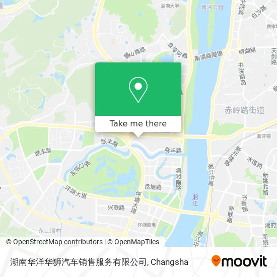 湖南华洋华狮汽车销售服务有限公司 map
