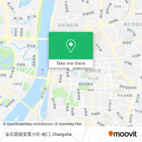 金石蓉园安置小区-南门 map