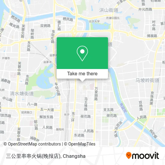 三公里串串火锅(晚报店) map
