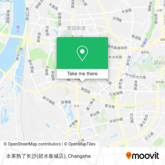 水果熟了长沙(碧水春城店) map