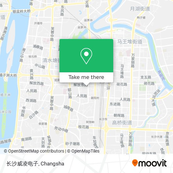 长沙威凌电子 map