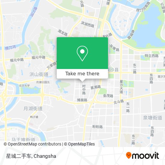 星城二手车 map