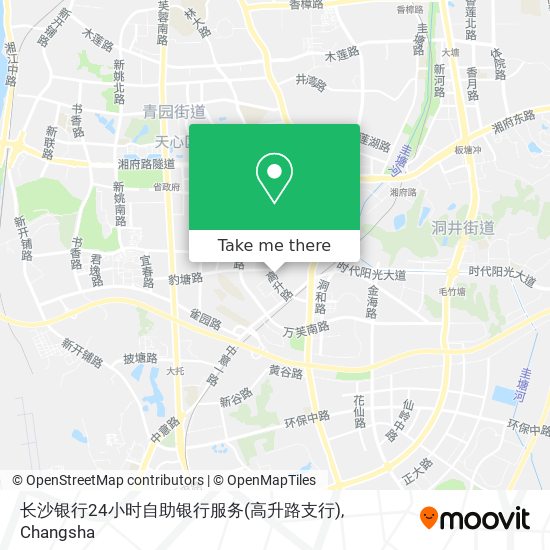 长沙银行24小时自助银行服务(高升路支行) map
