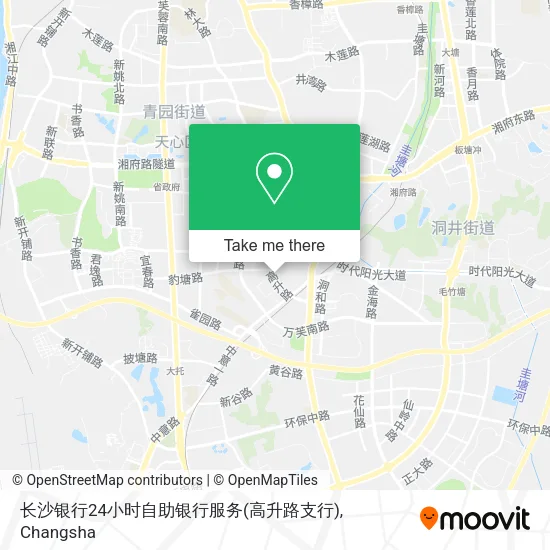 长沙银行24小时自助银行服务(高升路支行) map