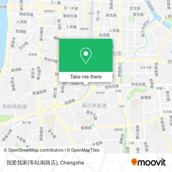 我爱我家(车站南路店) map
