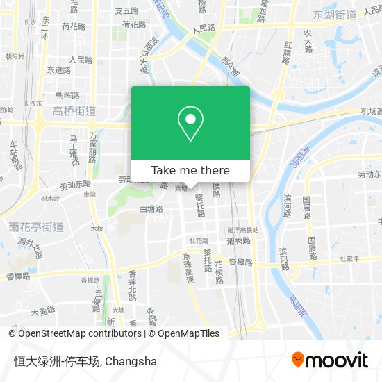 恒大绿洲-停车场 map