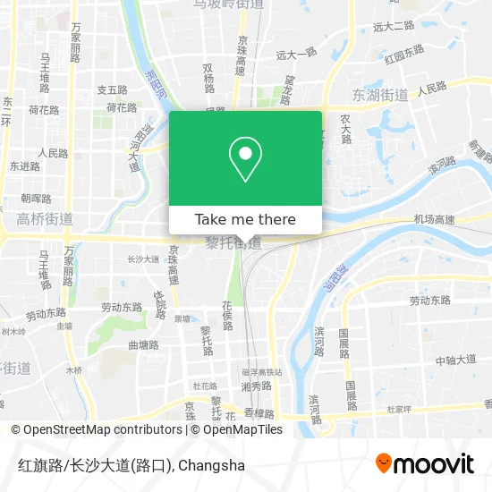 红旗路/长沙大道(路口) map
