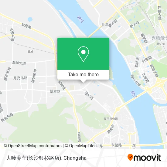 大唛养车(长沙银杉路店) map