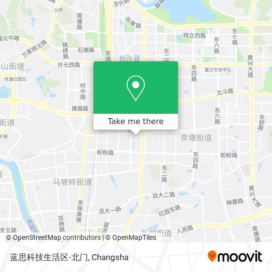 蓝思科技生活区-北门 map