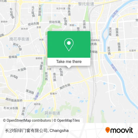 长沙阳绿门窗有限公司 map