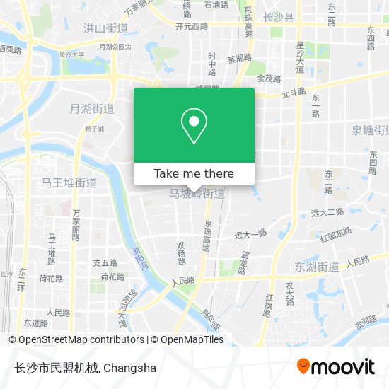 长沙市民盟机械 map