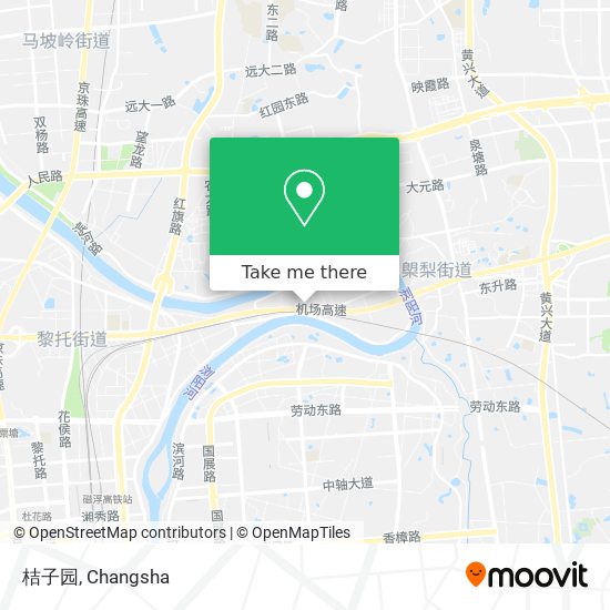 桔子园 map