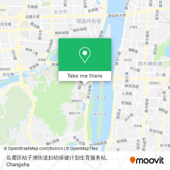 岳麓区桔子洲街道妇幼保健计划生育服务站 map
