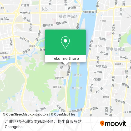 岳麓区桔子洲街道妇幼保健计划生育服务站 map