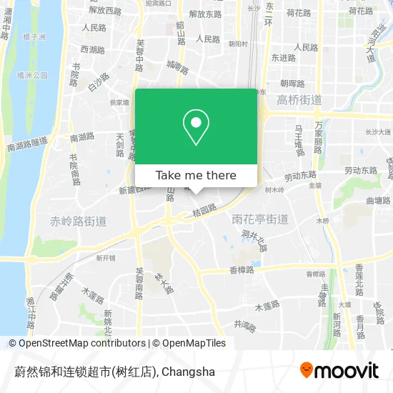 蔚然锦和连锁超市(树红店) map