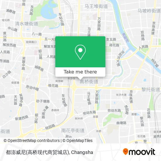 都澎威尼(高桥现代商贸城店) map