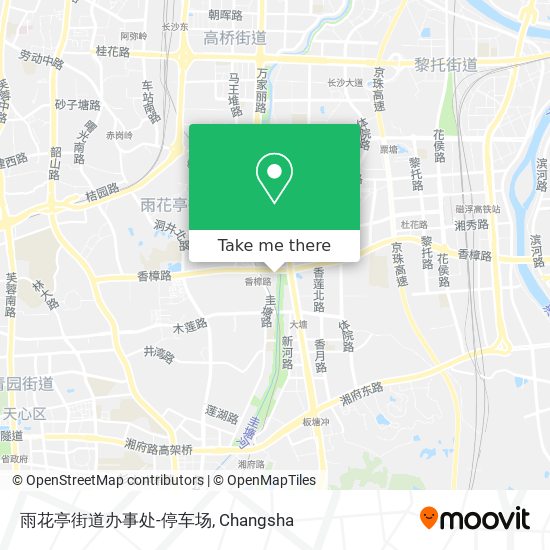 雨花亭街道办事处-停车场 map