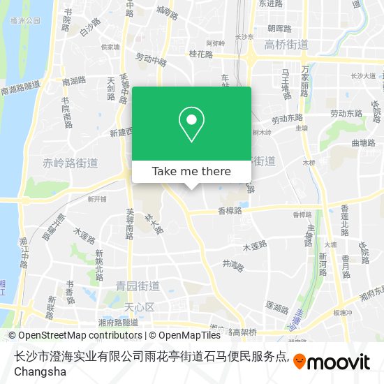 长沙市澄海实业有限公司雨花亭街道石马便民服务点 map