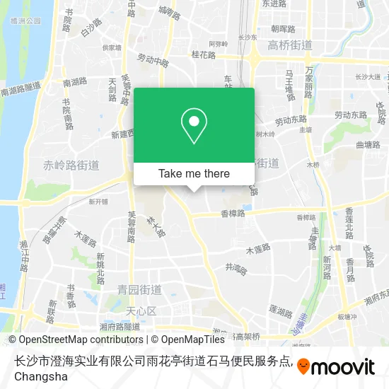 长沙市澄海实业有限公司雨花亭街道石马便民服务点 map
