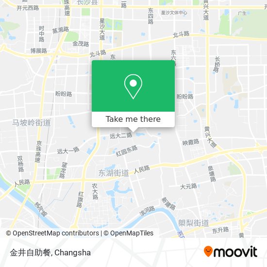 金井自助餐 map