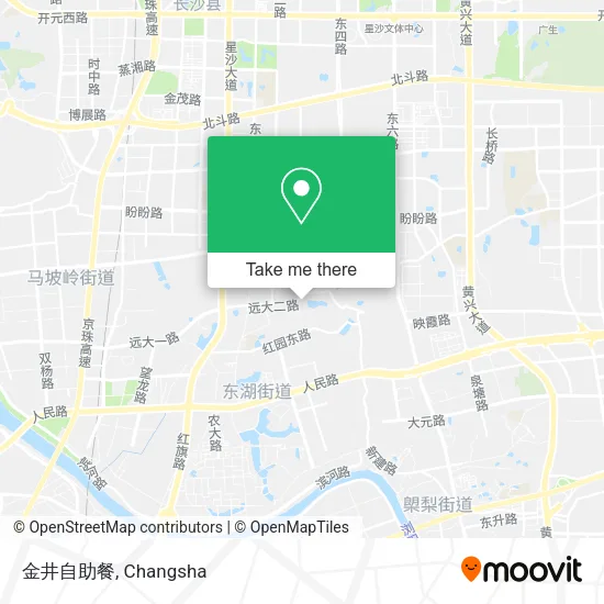 金井自助餐 map