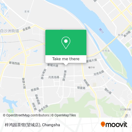 梓鸿园茶馆(望城店) map