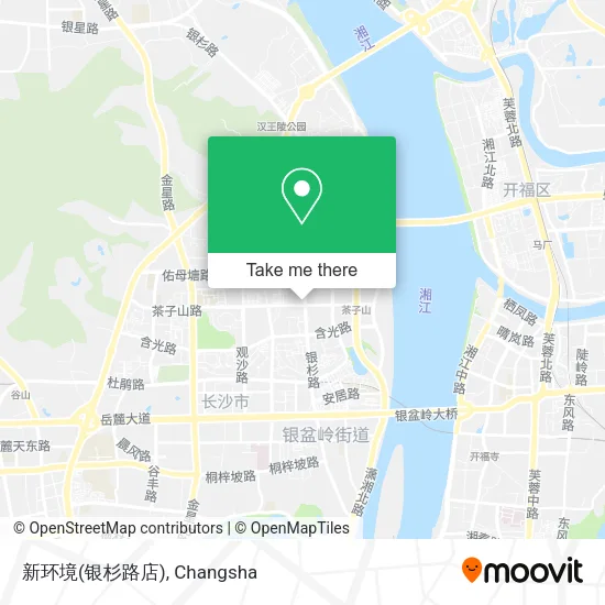 新环境(银杉路店) map