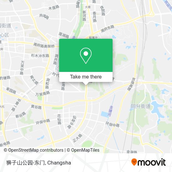 狮子山公园-东门 map