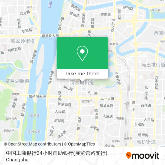 中国工商银行24小时自助银行(展览馆路支行) map