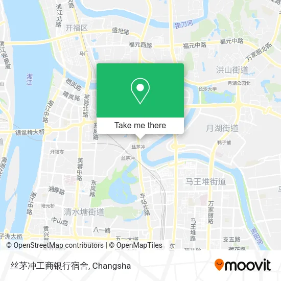 丝茅冲工商银行宿舍 map