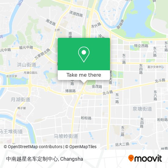 中南越星名车定制中心 map