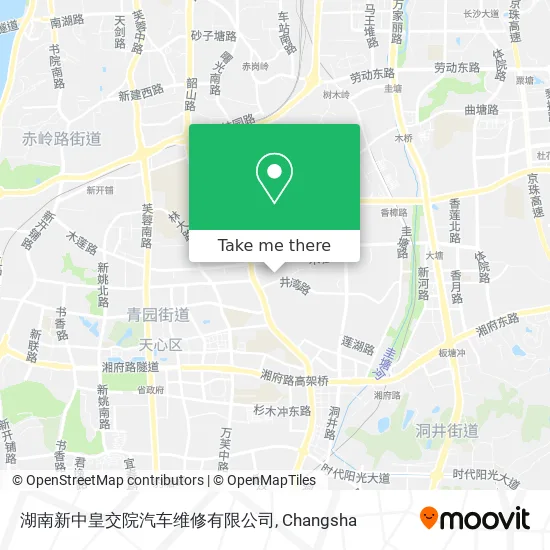 湖南新中皇交院汽车维修有限公司 map