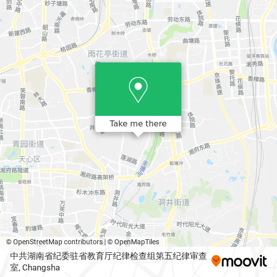 中共湖南省纪委驻省教育厅纪律检查组第五纪律审查室 map