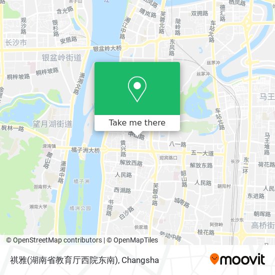 祺雅(湖南省教育厅西院东南) map