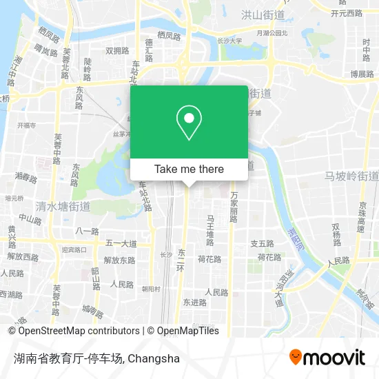 湖南省教育厅-停车场 map