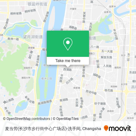 麦当劳(长沙市步行街中心广场店)-洗手间 map