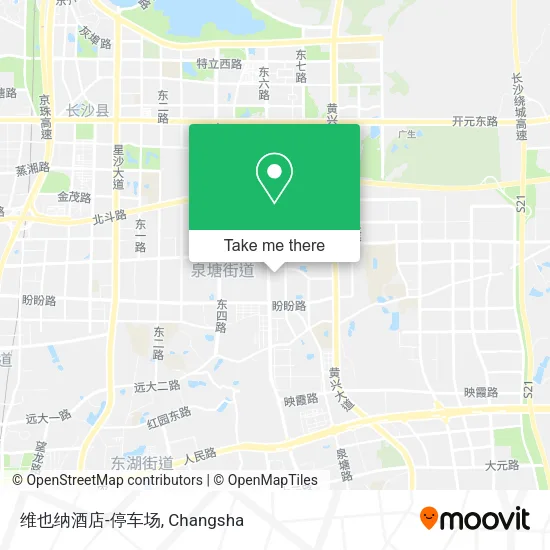 维也纳酒店-停车场 map