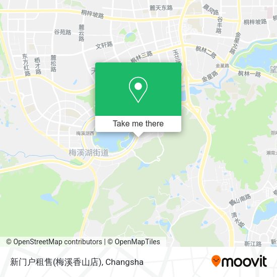 新门户租售(梅溪香山店) map