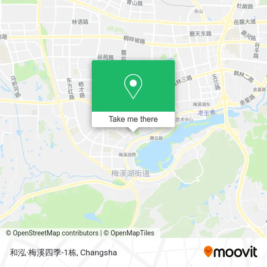 和泓·梅溪四季-1栋 map