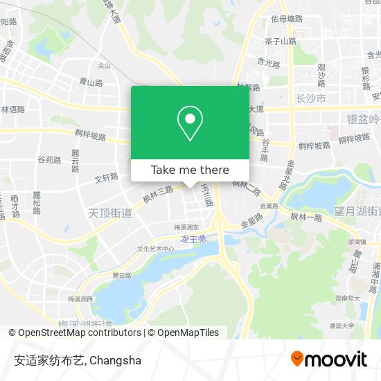 安适家纺布艺 map