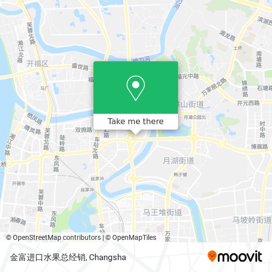 金富进口水果总经销 map