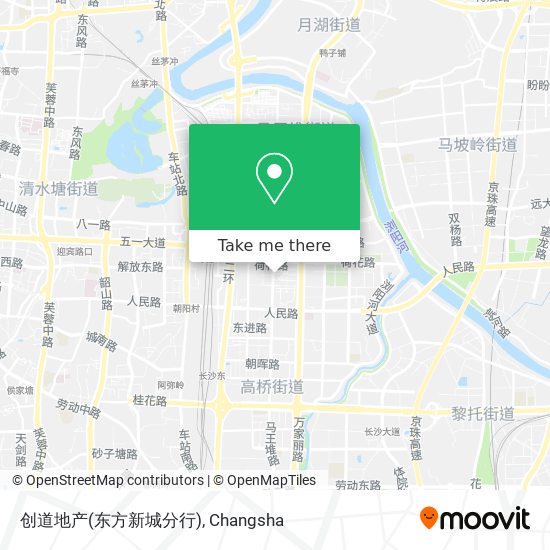 创道地产(东方新城分行) map