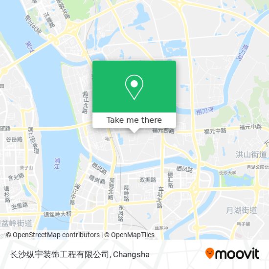 长沙纵宇装饰工程有限公司 map