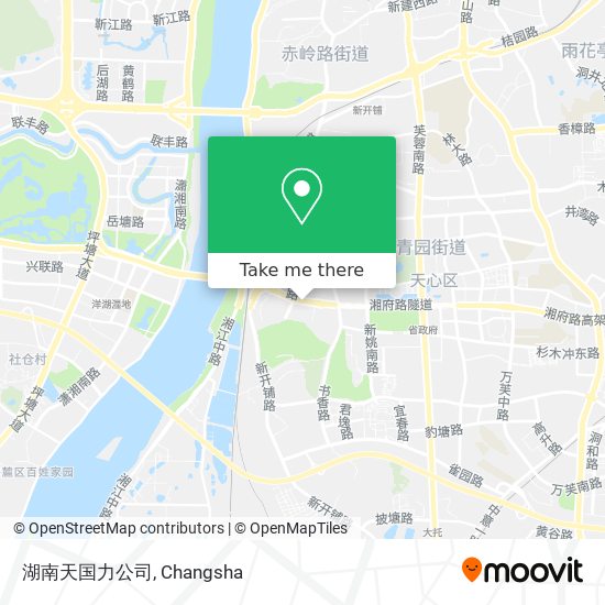 湖南天国力公司 map