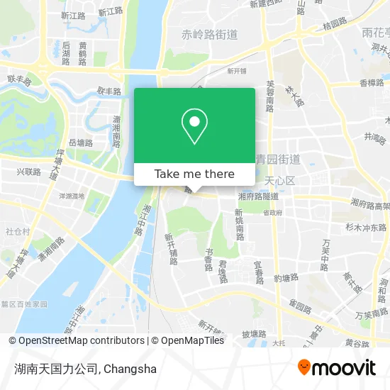 湖南天国力公司 map