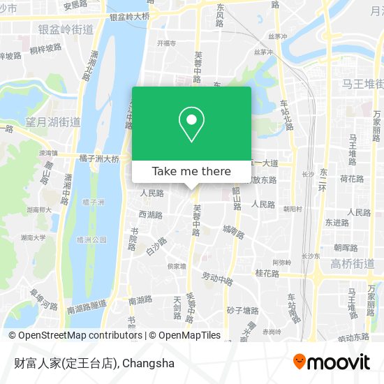 财富人家(定王台店) map