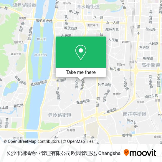 长沙市湘鸿物业管理有限公司欧园管理处 map