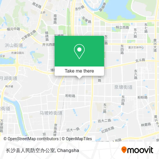 长沙县人民防空办公室 map