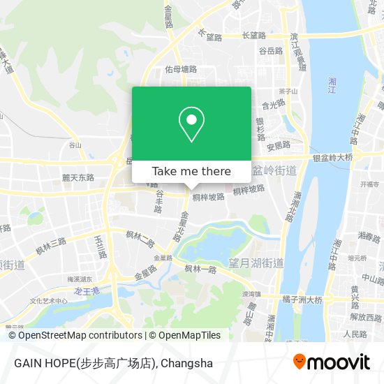 GAIN HOPE(步步高广场店) map